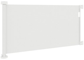 PawHut Πτυσσόμενη Πύλη Ασφαλείας για Σκάλες Επεκτεινόμενη 0-136cm Ύψος 87 cm Πύλη Πόρτας για Κατοικίδια 142 x 10 x 87 cm Λευκό