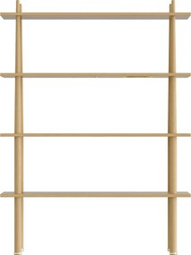 Ραφιέρα Stories από Φυσικό Ξύλο Βελανιδιάς