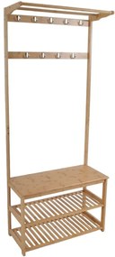 Έπιπλο Εισόδου 833771 70x31x170cm Natural Bamboo