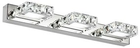 Απλίκα Φωτιστικό Τοίχου Led 144-80009 Eurolamp-144-80009-Νίκελ Ματ 144-80009