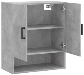 vidaXL Ντουλάπι Τοίχου Γκρι Σκυρ. 60x31x70 εκ. Επεξεργασμένο Ξύλο