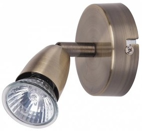 Rabalux Norman Σποτ Μονό Φ8xY11cm Μπρονζέ 5995