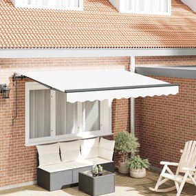 vidaXL Σκηνίτσα Αναδιπλούμενη Λευκό 250 x 200 cm ύφασμα