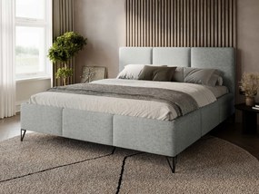 Επενδυμένο κρεβάτι Loren-Gkri Anoixto-140 x 200