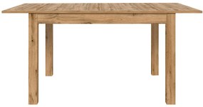 Τραπέζι Boston 481, Wotan δρυς, 75x75x120cm, 29 kg, Επιμήκυνση, Πλαστικοποιημένη μοριοσανίδα | Epipla1.gr