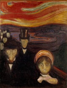 Munch, Edvard - Εκτύπωση έργου τέχνης The anxiety, (30 x 40 cm)