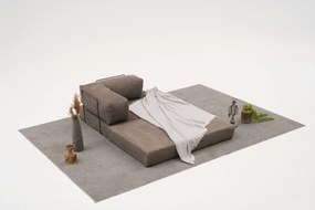 Διθέσιος Καναπές Comfort - Χρώμα Γκρι -140x95x75εκ