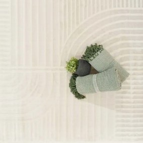 Χαλί ezzo Charlotte C590A3X CREAM-80 x 150 εκ