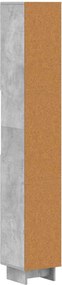 vidaXL Ντουλάπι Μπάνιου με Ανοιχτό Ράφι EDE Γκρι Σκυροδέματος