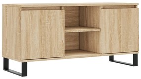 vidaXL Έπιπλο Τηλεόρασης Sonoma Δρυς 104 x 35 x 50 εκ. Επεξεργ. Ξύλο