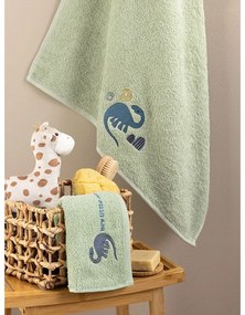 Πετσέτες Παιδικές Saro (Σετ 2τμχ) Green Palamaiki Towels Set 70x140cm 100% Βαμβάκι