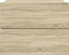 vidaXL Κομοδίνο Χρώμα Sonoma Δρυς 40 x 30 x 30 εκ. από Μοριοσανίδα