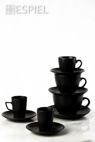 MORGAN MATTE BLACK ΦΛΙΤΖΑΝΙ &amp; ΠΙΑΤΑΚΙ JUMBO 400CC 16Χ16Χ8,5ΕΚ