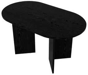 Τραπέζι Cortado Megapap χρώμα sencron black 138x80x75εκ.