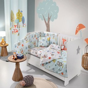Σεντόνια Βρεφικά Timber (Σετ 3τμχ) Mint Saint Clair Cradle 115x170cm 100% Cotton