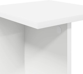 vidaXL Βάση φυτών Λευκός 25 x 25,5 x 60,5 εκ.