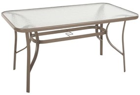 Τραπέζι Κήπου Bruno HM5106.04 140x80x71cm Champagne