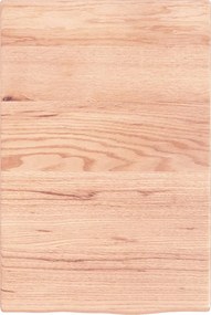 vidaXL Πάγκος Μπάνιου Αν. Καφέ 40x60x2 εκ. Επεξεργ. Μασίφ Ξύλο