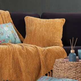 Διακοσμητικό Μαξιλάρι Fleece (45x45) Nef-Nef Homeware Splendid Mustard