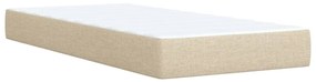 ΚΡΕΒΑΤΙ BOXSPRING ΜΕ ΣΤΡΩΜΑ ΚΡΕΜ 90X190 ΕΚ.ΥΦΑΣΜΑΤΙΝΟ 3292655