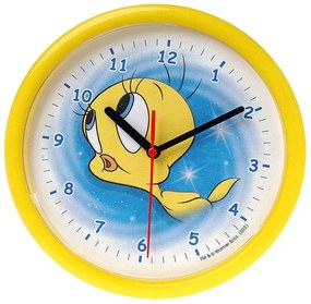 Ρολόι Τοίχου Tweety H090 Φ25cm Yellow Ango Plastic