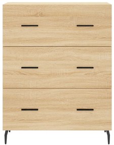 vidaXL Ντουλάπι Sonoma Δρυς 69,5 x 34 x 90 εκ. από Επεξεργασμένο Ξύλο