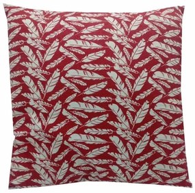 Vekrakis Μαξιλάρι Φιγούρας με Γέμιση 45×45εκ Polycotton Feather Κόκκινο