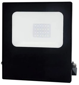 Προβολέας Led Q20RGBW 20W RGB+6000K Black Aca Aluminium