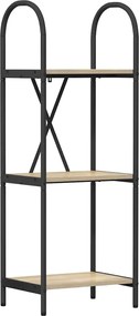vidaXL Ράφι Βιβλίων Δρύς Sonoma 40 x 30 x 109 εκ Επεξεργασμένο ξύλο