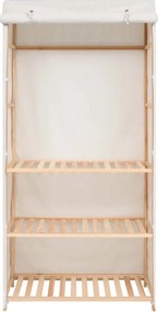 vidaXL Ντουλάπα Ρούχων με 3 Ράφια 79 x 40 x 170 εκ.