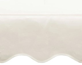 vidaXL Τέντα Μεταφερόμενη με Βραχίονες Κρεμ 4 x 3 μ.