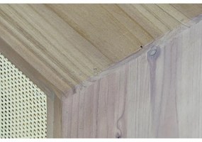 Τηλεόραση DKD Home Decor Καφέ 140 x 38 x 53 cm Έλατο Φυσικό ρατάν