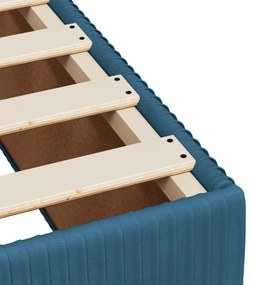 ΚΡΕΒΑΤΙ BOXSPRING ΜΕ ΣΤΡΩΜΑ ΜΠΛΕ 100X200 ΕΚ. ΒΕΛΟΥΔΙΝΟ 3287666