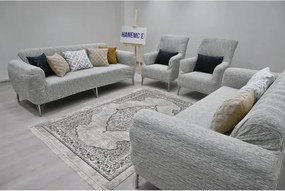 Stewehome Σετ καλύμματα καναπέ από πολυεστέρα και βαμβάκι με ριγέ σχέδιο 180x230 cm