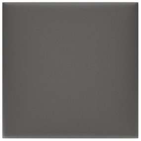 vidaXL Πάνελ Τοίχου 12 τεμ. Γκρι 30 x 30 εκ. 1,08 μ² Συνθετικό Δέρμα