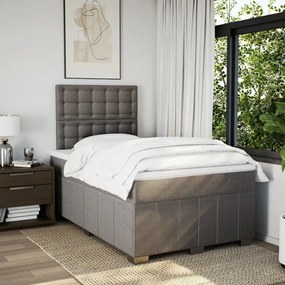 ΚΡΕΒΑΤΙ BOXSPRING ΜΕ ΣΤΡΩΜΑ TAUPE 120X200 ΕΚ. ΥΦΑΣΜΑΤΙΝΟ 3291653