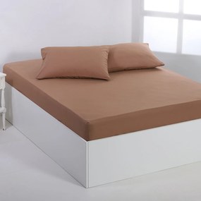 Σεντόνι Διπλό Επίπεδο (225x267) Silk Fashion Essential Καφέ