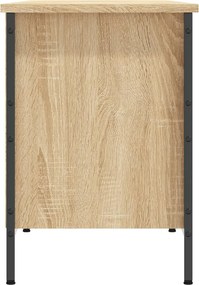 vidaXL Παπουτσοθήκη Sonoma Δρυς 131 x 35 x 50 εκ. από Επεξεργ. Ξύλο