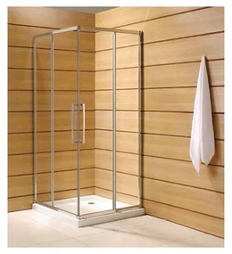 KARAG STOCKBATHROOM Καμπίνα τετράγωνη με διάφανο κρύσταλλο GRAND FLORA 100 KARAG 70x70x185cm KARAG-5206836575223