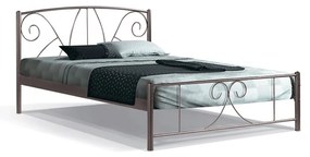 Κρεβάτι Ημίδιπλο Daniel 827-27-002 140x200cm Brown  Semi-double