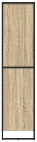 vidaXL Πλαϊνό γραφείο με συρτάρι 2 pcs Σονόμα 81 x 36 x 150.5 εκ.