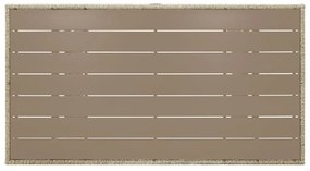 vidaXL Τραπέζι Κήπου Γκρι 120 x 70 x 66 εκ. από Συνθετικό Ρατάν