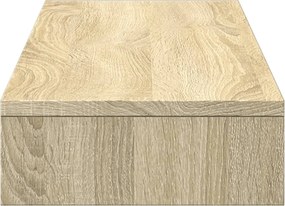 vidaXL Βάση Οθόνης Sonoma Δρυς 100x27x10 εκ. από Επεξ. Ξύλο