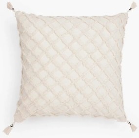 Μαξιλαροθήκη Διακοσμητική Royal CAROYAL45CRU Ecru Calma House 45X45 100% Cotton