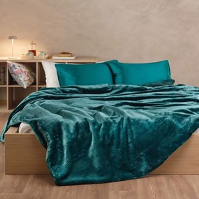 Κουβέρτα Bella 07 Petrol Kentia Υπέρδιπλo 220x240cm Πολυέστερ