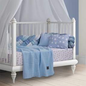Κουβέρτα Μουσελίνα Αγκαλιάς (80x105) Greenwich Polo Club Baby 2995 Ciel