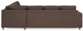Γωνιακός Καναπές Scandinavian Choice C151, Καφέ, Δρυς, 284x223x80cm, Πόδια: Ξύλο | Epipla1.gr