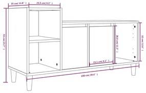 ΈΠΙΠΛΟ ΤΗΛΕΟΡΑΣΗΣ ΓΥΑΛ. ΛΕΥΚΟ 100X35X55 ΕΚ. ΕΠΕΞΕΡΓΑΣΜΕΝΟ ΞΥΛΟ 821174