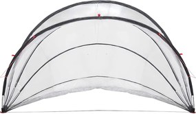 vidaXL Θόλος πισίνας Διαφανές 500 x 500 x 236 εκ. PVC