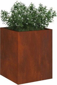 vidaXL Γλάστρα Κήπου Σκ rusty 32 x 32 x 40 εκ.